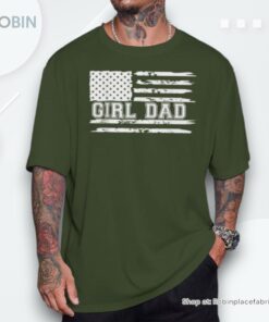 Proud Dad Of Girls Father Of Girls For Dad Xmas Fathers Day Shirt