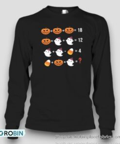 Pumpkin Ghost Candy Corn Mathematics Unisex Shirt Pumpkin Ghost Candy Corn Mathematics Unisex Shirt