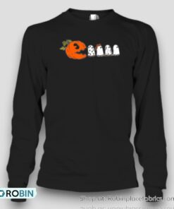 Pumpkin Ghost Pacman Unisex Shirt