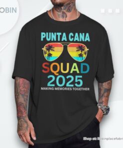 Punta Cana 2025 Tropical Beach Vacation Matching Shirt