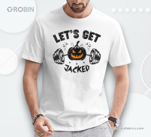 Quote For Guy’s Halloween Gym Training Pumpkin Holiday Shirt