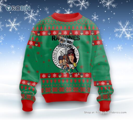 Ramones   Johnny, Joey, Dee Dee, Tommy Ugly Sweater and Sweatshirt