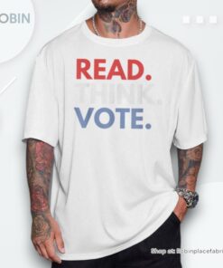 Read Think Vote Shirt