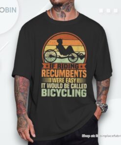 Recumbent Bike & Trike Bicycle Recumbent Trike Cyclist Shirt