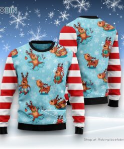 Reindeer Cute Ugly Christmas Sweater