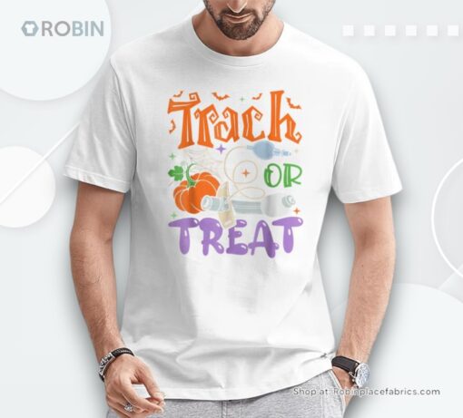Respiratory Therapist Trach Or Treat Icu Rn Halloween Nurse Shirt