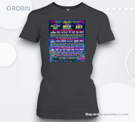 Riot Fest 2024 Lineup September 20 22, 2024 3 Day Music Festival Douglass Park Chicago, Il Poster Unisex Shirt