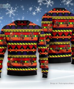 Rodeo Native Pattern Ugly Christmas Sweater