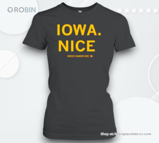 Rvz Iowa Nice Charcoal Unisex Shirt