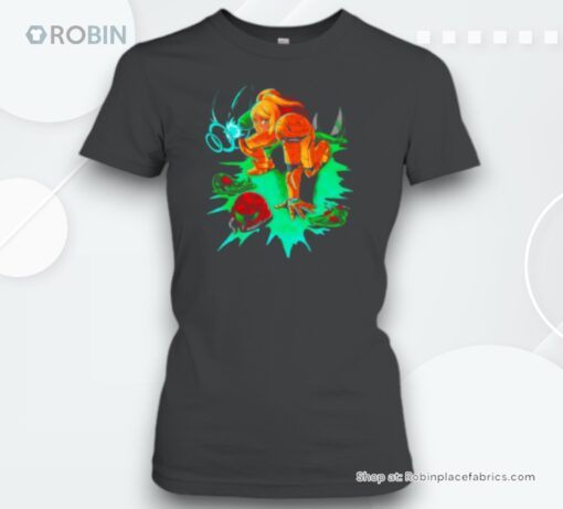 Samus Aran Metroid The Space Huntress Games Unisex Shirt