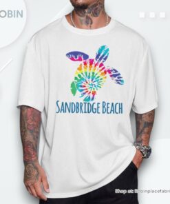 Sandbridge Beach Virginia Tie Dye Batik Loggerhead Turtle Shirt