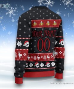 Sandy Claws Is Coming To Town Custom Ugly Sweater and Sweatshirt
