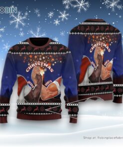Santa And Jesus Christmas Ugly Christmas Sweater For Men & Women, Christian Sweater, God Gift