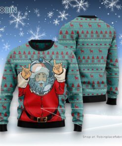Santa Claus Astronaut Ugly Christmas Sweatshirt, Sweater