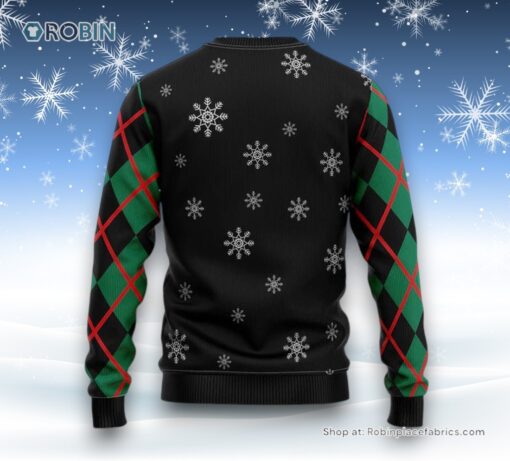 Santa Claus Straight Outta North Pole Ugly Christmas Sweater For Men And Women, Christmas Gift