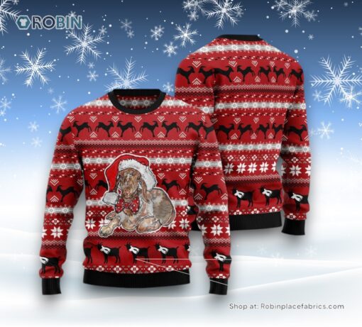 Santa Goat Ugly Christmas Sweater