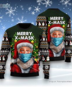 Santa Merry Xmas Ugly Christmas Sweatshirt, Sweater