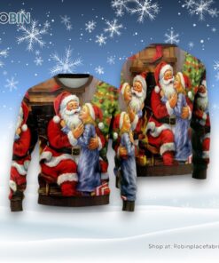 Santa’s Loves Ugly Christmas Sweater For Men And Women, Christmas Gift