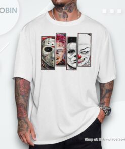 Scary Horror Movies Halloween Costume Party Women Shirt