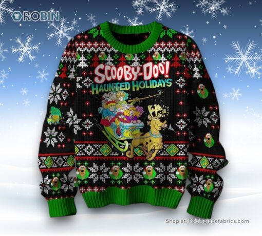 Scooby Doo Haunted Holidays Christmas Sweater and Sweatshirt