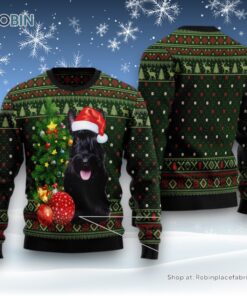 Scottish Terrier Cute Christmas Ugly Christmas Sweater