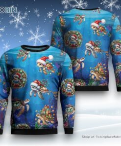 Sea Turtle Ugly Christmas Sweater For Men And Women, Christmas Gift