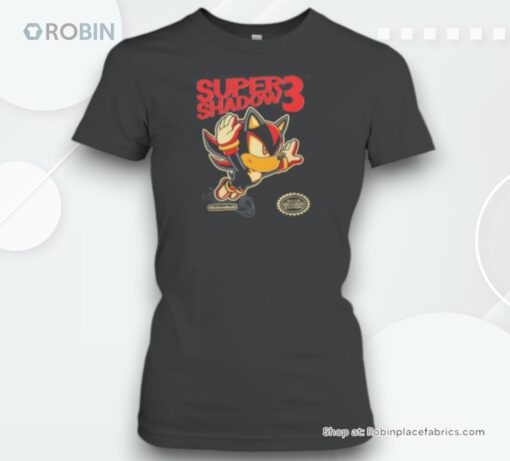 Shadow The Hedgehog X Super Mario Bros 3 Super Shadow Unisex Shirt