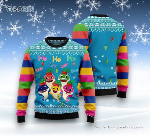 Shark Doo Doo Doo Ugly Christmas Sweater