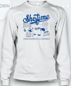 Shohei Ohtani Los Angeles Dodgers First Player In Mlb History 50 50 Club Unisex Shirt