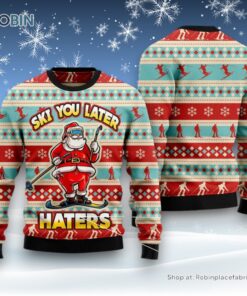 Ski You Later Ugly Christmas Sweatshirt, Sweater