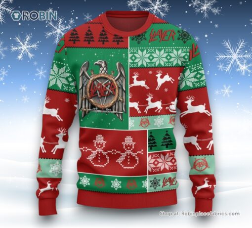 Slayer Christmas Sweater and Sweatshirt