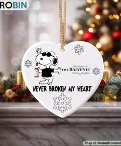 Snoopy Balvenie whisky Never Broke My Heart Christmas Ornament