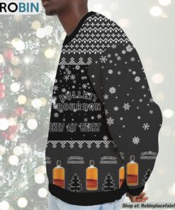 Snoopy Bulleit Bourbon Never Broke My Heart Christmas Ugly Sweatshirt and Sweater