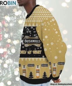Snoopy Bushmills whisky Never Broke My Heart Christmas Ugly Sweatshirt and Sweater