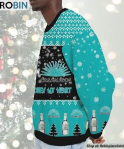 Snoopy Casamigos Tequila Never Broke My Heart Christmas Ugly Sweatshirt and Sweater