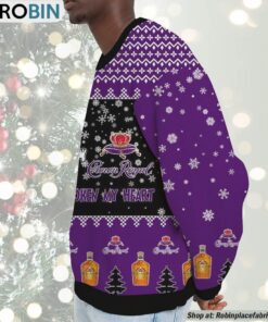 Snoopy Crown Royal Never Broke My Heart Christmas Ugly Sweatshirt and Sweater