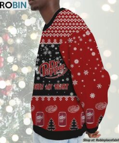 Snoopy Dr Pepper Never Broke My Heart Christmas Ugly Sweatshirt and Sweater Snoopy Dr Pepper Never Broke My Heart Christmas Ugly Sweatshirt and Sweater