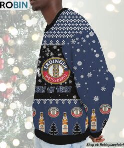 Snoopy Erdinger beer Never Broke My Heart Christmas Ugly Sweatshirt and Sweater