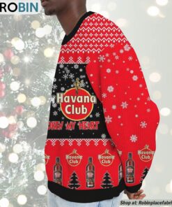 Snoopy Havana Club Rum Never Broke My Heart Christmas Ugly Sweatshirt and Sweater