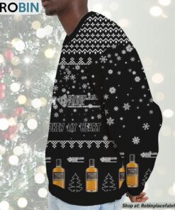 Snoopy Highland Park Whisky Never Broke My Heart Christmas Ugly Sweatshirt and Sweater