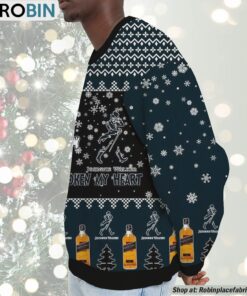Snoopy johnnie walker whisky Never Broke My Heart Christmas Ugly Sweatshirt and Sweater