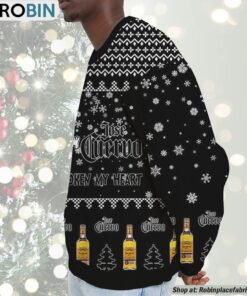 Snoopy Jose Cuervo Tequila Never Broke My Heart Christmas Ugly Sweatshirt and Sweater