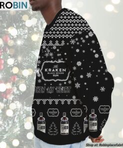 Snoopy Kraken Rum Never Broke My Heart Christmas Ugly Sweatshirt and Sweater