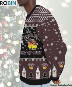 Snoopy Malibu Rum Never Broke My Heart Christmas Ugly Sweatshirt and Sweater
