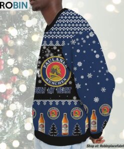 Snoopy Paulaner beer Never Broke My Heart Christmas Ugly Sweatshirt and Sweater