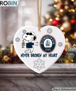 Snoopy Plymouth Gin Never Broke My Heart Christmas Ornament