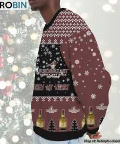 Snoopy Redbreast Whisky Never Broke My Heart Christmas Ugly Sweatshirt and Sweater