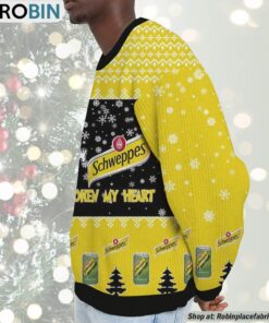 Snoopy Schweppes Ginger Ale Never Broke My Heart Christmas Ugly Sweatshirt and Sweater