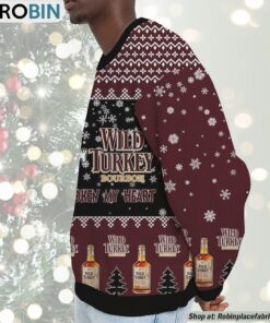 Snoopy Wild Turkey Never Broke My Heart Christmas Ugly Sweatshirt and Sweater