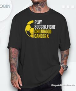 Soccer Player Ball Lovers Support Childhood Cancer Awareness Shirt
